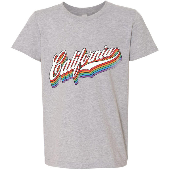 California Rainbow Youth Tee-CA LIMITED