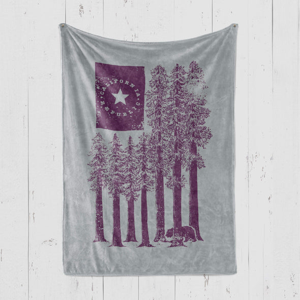 California Redwoods Flag Blanket-CA LIMITED