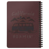 California Roamin' Maroon Spiral Notebook-CA LIMITED