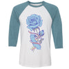 California Rose Baseball Tee-CA LIMITED