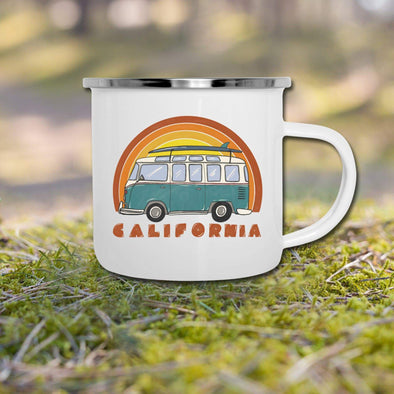 California Surf Van Camper Mug-CA LIMITED