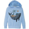 California Whale Raglan Toddlers Hoodie-CA LIMITED