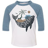 California Whale Toddler Baseball Tee-CA LIMITED