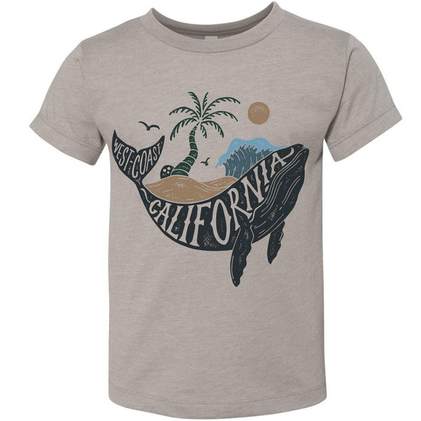 California Whale Toddlers Tee-CA LIMITED