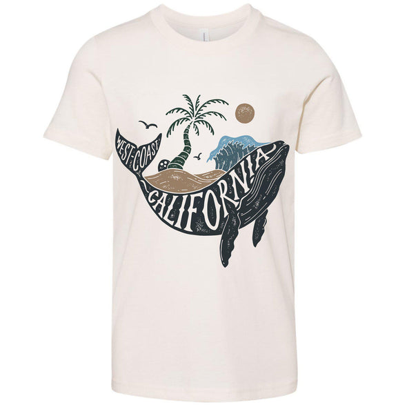 California Whale Youth Tee-CA LIMITED