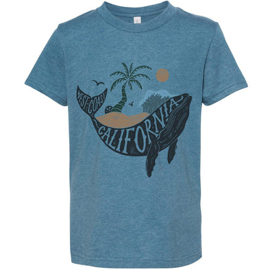 California Whale Youth Tee-CA LIMITED