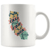 Calimap Flower Ceramic Mug-CA LIMITED