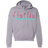 Curvy Flamingos FL Drop Shoulder Hoodie-CA LIMITED