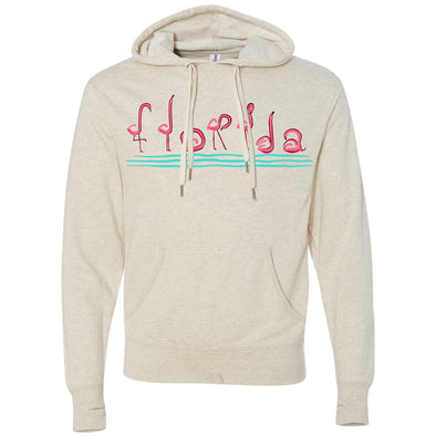 Curvy Flamingos FL Hoodie-CA LIMITED