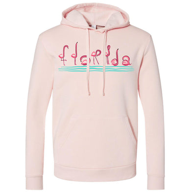 Curvy Flamingos FL Pullover Hoodie-CA LIMITED