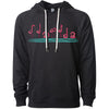 Curvy Flamingos FL Raglan Hoodie-CA LIMITED