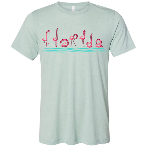 Curvy Flamingos FL Tee-CA LIMITED