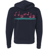 Curvy Flamingos FL Zipper Hoodie-CA LIMITED