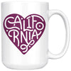 Curvy Heart Purple Mug-CA LIMITED