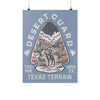 Desert Guard Texas Bali Blue Poster-CA LIMITED