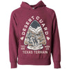 Desert Guard Texas Raglan Toddlers Hoodie-CA LIMITED