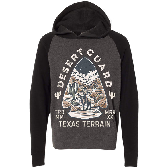 Desert Guard Texas Raglan Youth Hoodie-CA LIMITED