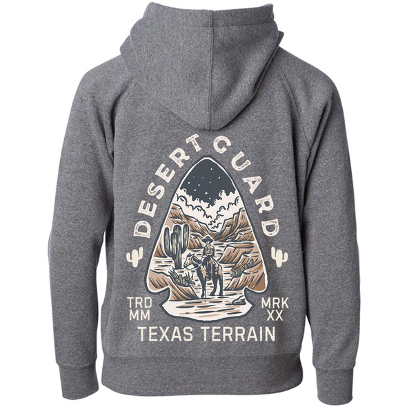 Desert Guard Texas Raglan Youth Zip Up Hoodie-CA LIMITED