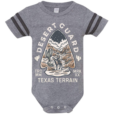 Desert Guard Texas Stripes Baby Onesie-CA LIMITED