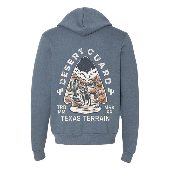 Desert Guard Texas Zipper Hoodie-CA LIMITED