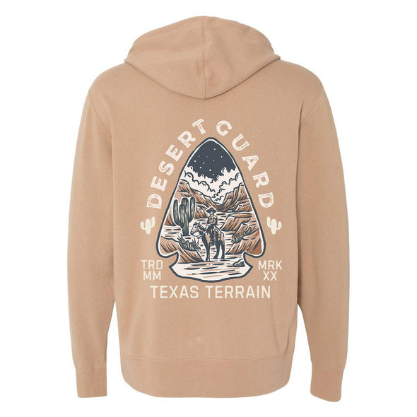 Desert Guard Texas Zipper Hoodie-CA LIMITED