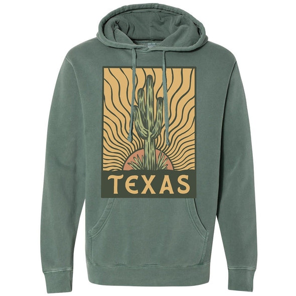 Desert Sunset TX Pullover Hoodie-CA LIMITED