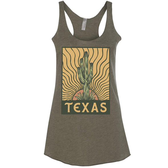 Desert Sunset TX Racerback Tank-CA LIMITED