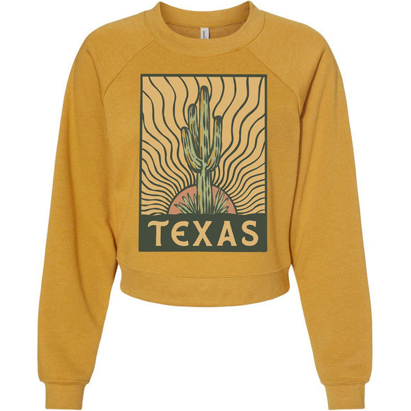 Desert Sunset TX Raglan Sweater-CA LIMITED