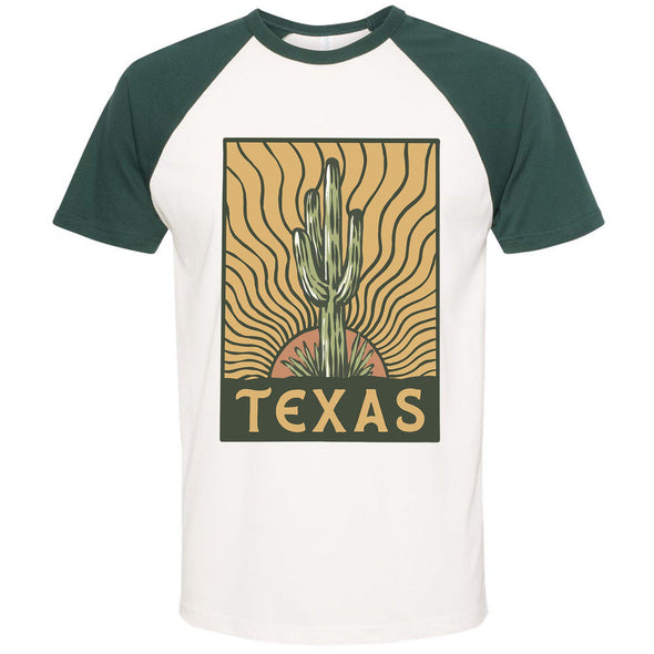 Desert Sunset TX Raglan Tee-CA LIMITED