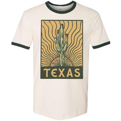 Desert Sunset TX Ringer Tee-CA LIMITED