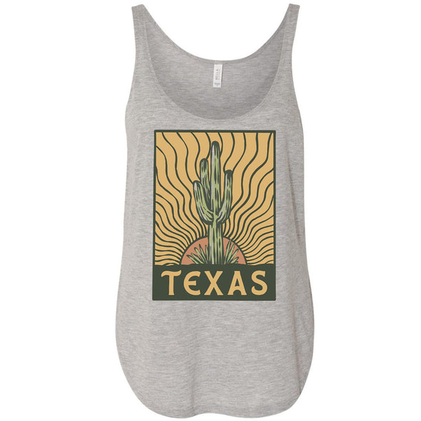 Desert Sunset TX Side Slit Tank-CA LIMITED