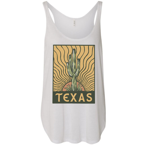 Desert Sunset TX Side Slit Tank-CA LIMITED