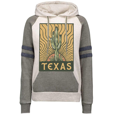 Desert Sunset TX Varsity Hoodie-CA LIMITED