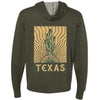 Desert Sunset TX Zipper Hoodie-CA LIMITED