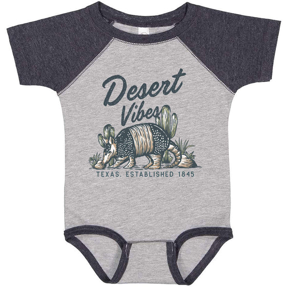 Desert Vibes Texas Baseball Baby Onesie-CA LIMITED