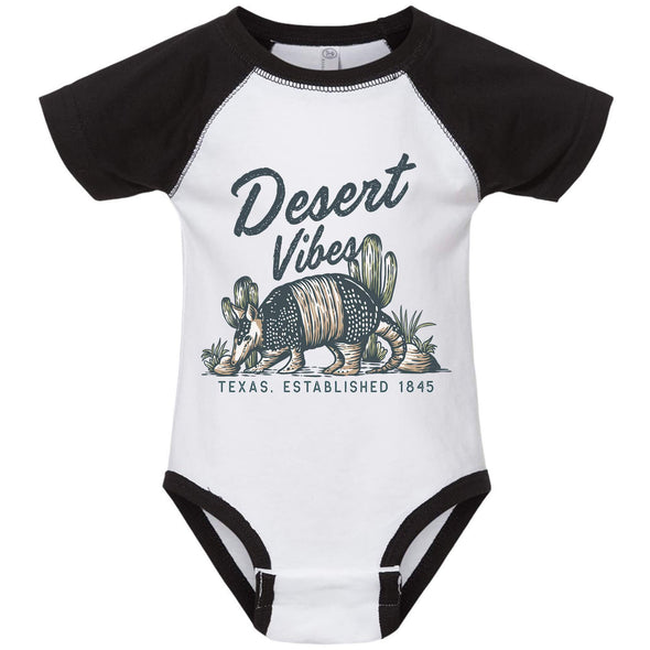 Desert Vibes Texas Baseball Baby Onesie-CA LIMITED