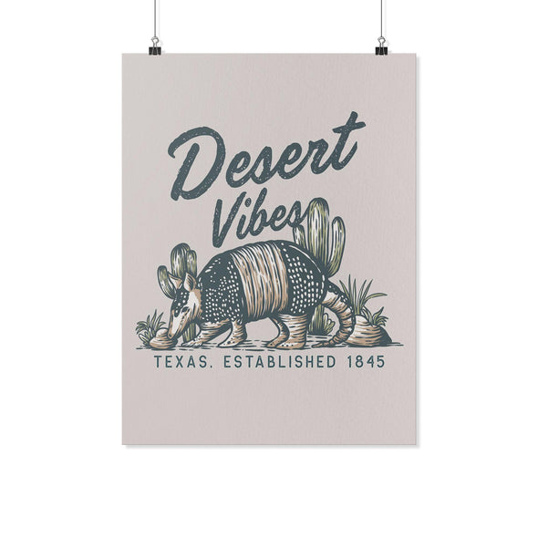 Desert Vibes Texas Cream Poster-CA LIMITED