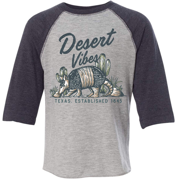 Desert Vibes Texas Toddler Baseball Tee-CA LIMITED