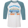 Diego to the Bay Baseball Tee-CA LIMITED