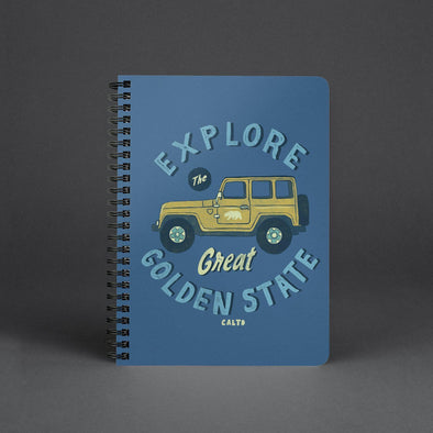 Explore Blue Spiral Notebook-CA LIMITED