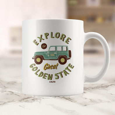 Explore The Golden State Mug-CA LIMITED