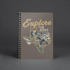 Explore the Road Texas Beige Grey Notebook-CA LIMITED