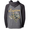 Explore the Road Texas Raglan Toddlers Zip Up Hoodie-CA LIMITED