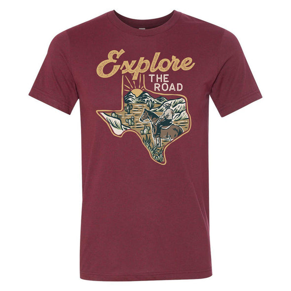 Explore the Road Texas Tee-CA LIMITED