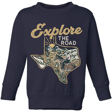 Explore the Road Texas Toddlers Sweater-CA LIMITED