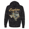 Explore the Road Texas Zipper Hoodie-CA LIMITED