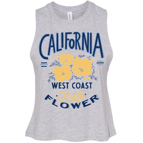 Finest Poppies Cropped Tank-CA LIMITED