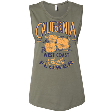 Finest Poppies Muscle Tank-CA LIMITED