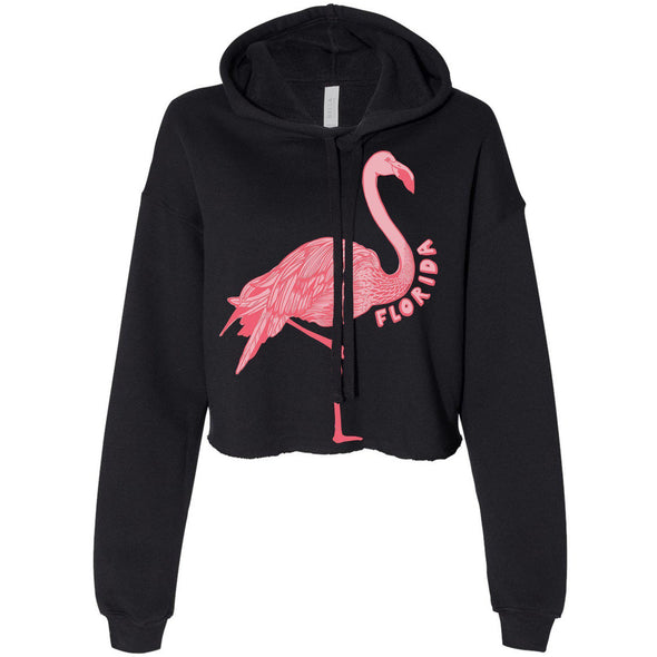 Flamingo FL Cropped Hoodie-CA LIMITED