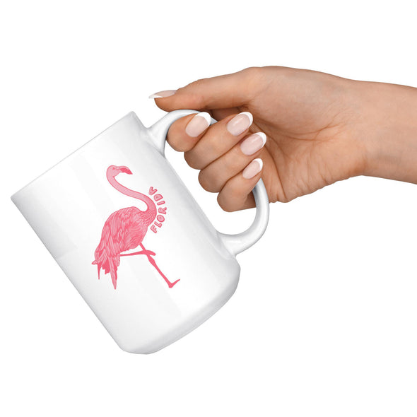 Flamingo FL Pink Ceramic Mug-CA LIMITED